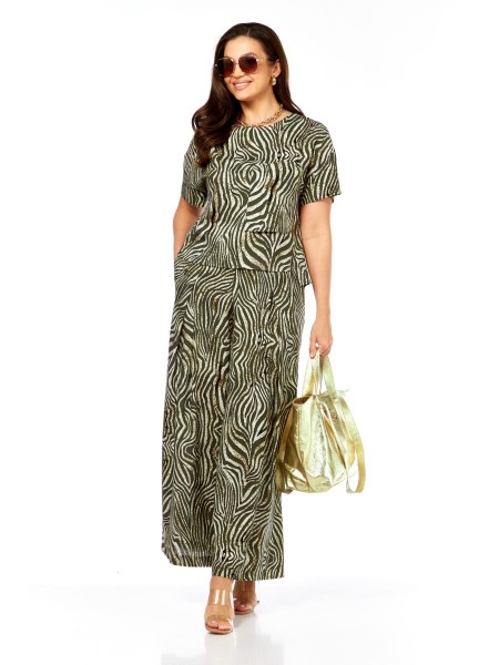 2411/17 олива+молочный+беж