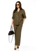 Брючный костюм артикул: 2519/2 олива от TAITA PLUS - вид 7
