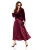 Юбочный костюм артикул: 2533 бургунди от TAITA PLUS - вид 7