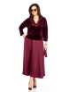 Юбочный костюм артикул: 2533 бургунди от TAITA PLUS - вид 8