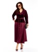 Юбочный костюм артикул: 2533 бургунди от TAITA PLUS - вид 10