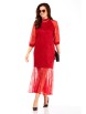 Нарядное платье артикул: 2537 красный от TAITA PLUS - вид 4