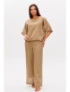 Брючный костюм артикул: 4783 золотисто-оливковый от Фантазия Мод - вид 1