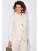 Брючный костюм артикул: М1338 молочный от Лилиана - вид 3