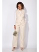 Брючный костюм артикул: М1338 молочный от Лилиана - вид 4