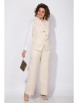Брючный костюм артикул: М1338 молочный от Лилиана - вид 5