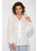 Блузка артикул: М1441 белый от Лилиана - вид 1