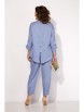 Брючный костюм артикул: М1450 небесно-голубой от Лилиана - вид 2