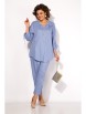 Брючный костюм артикул: М1450 небесно-голубой от Лилиана - вид 1