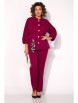 Брючный костюм артикул: М1469 бургунди от Лилиана - вид 5