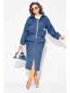 Юбочный костюм артикул: М1504 джинс от Лилиана - вид 1