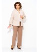Брючный костюм артикул: М1342БрПн жемчужное капучино+капучино от Лилиана - вид 6