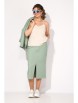 Юбочный костюм артикул: М1405н оливка от Лилиана - вид 4