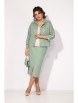 Юбочный костюм артикул: М1405н оливка от Лилиана - вид 1