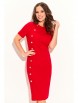 Нарядное платье артикул: 1534 красный от Ива - вид 4