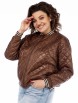 Бомбер артикул: 1590 шоколадный от Ива - вид 1