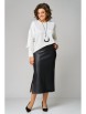 Юбочный костюм артикул: 1194 белый+черный от Кокетка и К - вид 12