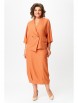 Юбочный костюм артикул: 1287 терракотовый от Кокетка и К - вид 1