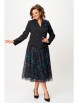 Юбочный костюм артикул: 1503 черный от Кокетка и К - вид 8