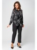 Брючный костюм артикул: 1307 черный от Кокетка и К - вид 14