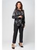 Брючный костюм артикул: 1307 черный от Кокетка и К - вид 6