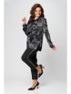 Брючный костюм артикул: 1307 черный от Кокетка и К - вид 7
