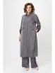 Брючный костюм артикул: 1511 серый от Кокетка и К - вид 6