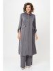 Брючный костюм артикул: 1511 серый от Кокетка и К - вид 1