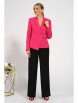 Брючный костюм артикул: 2055 фуксия+черный от AlaniCollection - вид 7