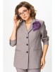 Брючный костюм артикул: 2188 серо-коричневый от AlaniCollection - вид 8