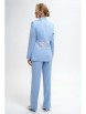 Брючный костюм артикул: 2283 голубой от AlaniCollection - вид 2
