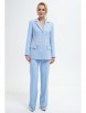 Брючный костюм артикул: 2283 голубой от AlaniCollection - вид 1
