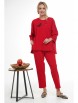 Брючный костюм артикул: 2329 красный от AlaniCollection - вид 7