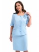 Юбочный костюм артикул: 2342 голубой от AlaniCollection - вид 4