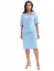 Юбочный костюм артикул: 2342 голубой от AlaniCollection - вид 5