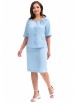 Юбочный костюм артикул: 2342 голубой от AlaniCollection - вид 6