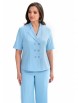 Брючный костюм артикул: 2334 голубой от AlaniCollection - вид 5