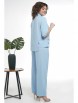 Брючный костюм артикул: 2317 голубой от AlaniCollection - вид 2