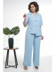 Брючный костюм артикул: 2317 голубой от AlaniCollection - вид 4