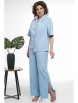 Брючный костюм артикул: 2317 голубой от AlaniCollection - вид 6