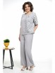 Брючный костюм артикул: 2331 серый от AlaniCollection - вид 4