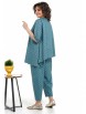 Брючный костюм артикул: 2319 бирюза от AlaniCollection - вид 5