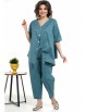 Брючный костюм артикул: 2319 бирюза от AlaniCollection - вид 6