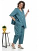Брючный костюм артикул: 2319 бирюза от AlaniCollection - вид 9