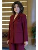 Брючный костюм артикул: 2143 бордо от AlaniCollection - вид 5