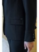 Брючный костюм артикул: 2381 черный, молоко от AlaniCollection - вид 4
