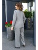 Брючный костюм артикул: 2421 серый от AlaniCollection - вид 2