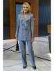 Брючный костюм артикул: 2396 серый от AlaniCollection - вид 1