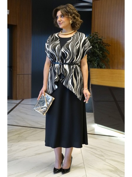 2434 черно-белый+черный