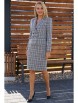 Юбочный костюм артикул: 2391 серая клетка от AlaniCollection - вид 10